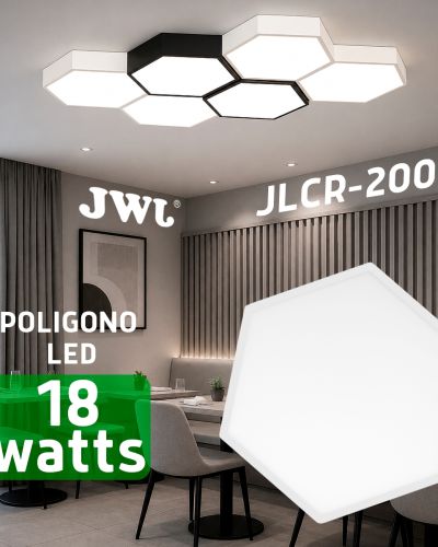 Lampara de led celing POLIGONAL