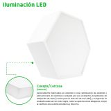 Lampara de led celing POLIGONAL