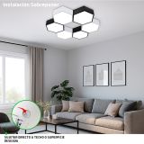Lampara de led celing POLIGONAL