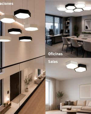 Lampara de led celing POLIGONAL