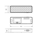 Lámpara de Emergencia rectangular