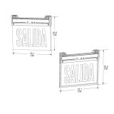 Señalización de salida