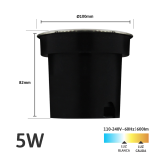 Luminario Led para Piso Empotrado