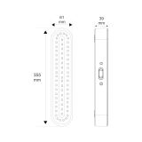 Lámpara de Emergencia 90 LED SMD 4W