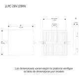 Panel Led Sin Marco Spot Ajustable