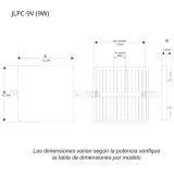 Panel Led Sin Marco Spot Ajustable