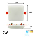 Panel Led Sin Marco Spot Ajustable
