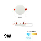 Panel LED Redondo sin marco