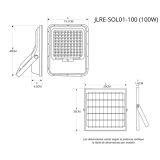 Reflector con Panel Solar