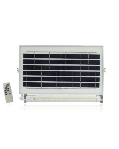 Tubo LED con panel solar