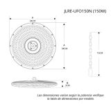 Campana Led Industrial UFO SLIM (JLRE-UFO X)