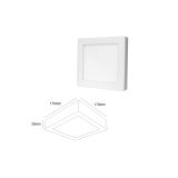 Panel LED Cuadrado Sobreponer