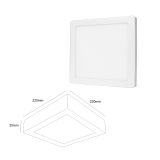 Panel LED Cuadrado Sobreponer