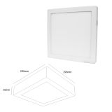 Panel LED Cuadrado Sobreponer