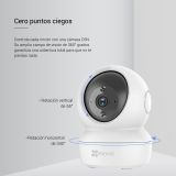 Cámara wifi con paneo e inclinación inteligente