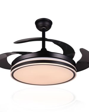 Ventilador de Techo Negro Aspas Invisibles