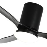 Ventilador de Techo Negro 3 aspas