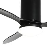 Ventilador de Techo Negro 3 aspas