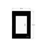 PLACA CON INTERRUPTOR SENCILLO