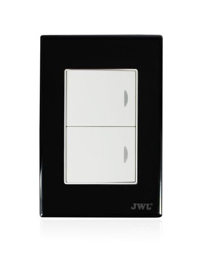 PLACA CON 2 INTERRUPTORES ESCALERA