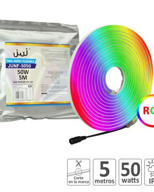 Tira Neón Flex RGB 5mts