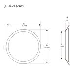 Panel Led Slim Empotrable